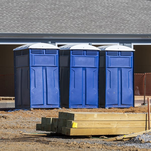 are there any restrictions on what items can be disposed of in the portable restrooms in Biron WI